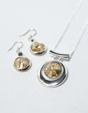 Contemporary Necklace and Earring Set