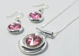 Contemporary Necklace and Earring Set