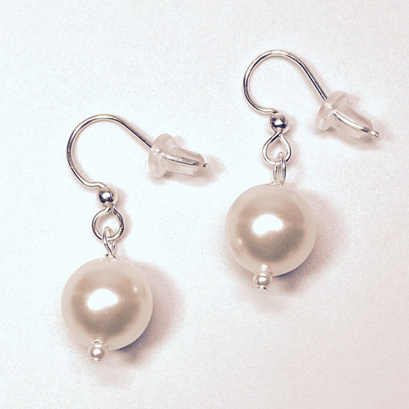 Crystal Pearl Earrings