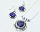 Contemporary Necklace and Earring Set