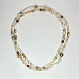 36 inch mixed pearl necklace