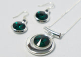 Contemporary Necklace and Earring Set